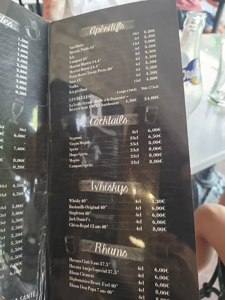 Café des Sports - Menu Image 2